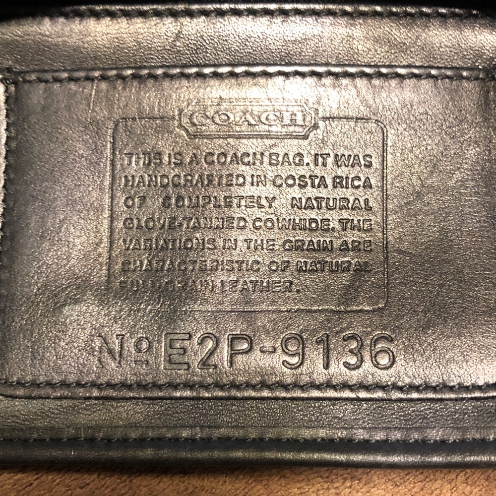 Coach Dark Leather Men's Bag